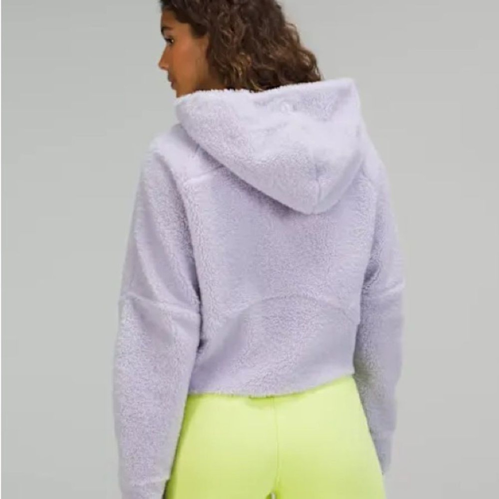 Lululemon Scuba Oversized Half-Zip Fleece Hoodie Faint Lavender XS / S