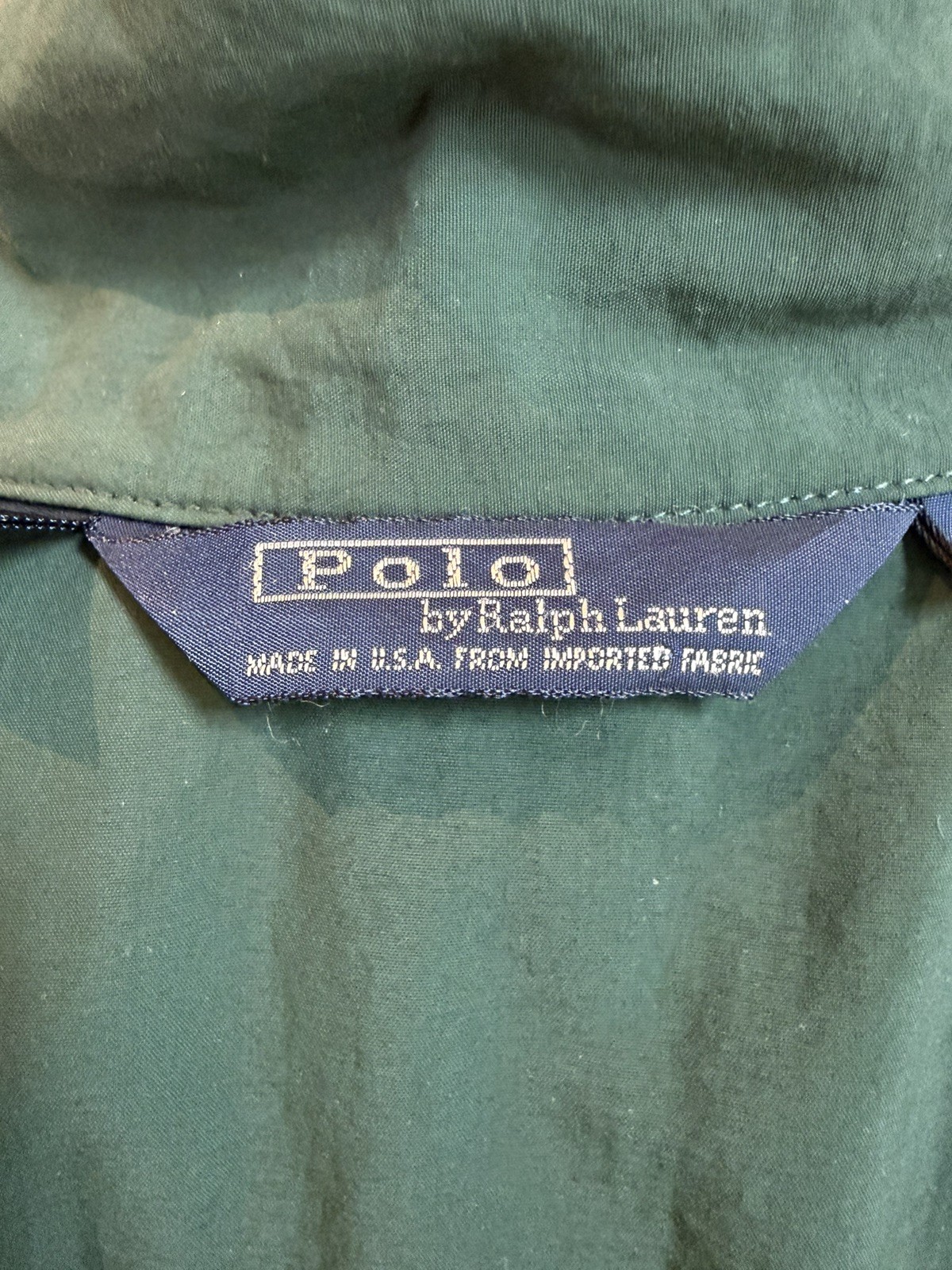 VTG Polo Ralph Lauren Jacket Men XL Green Bi Swing Bomber Made in USA Golf Crest