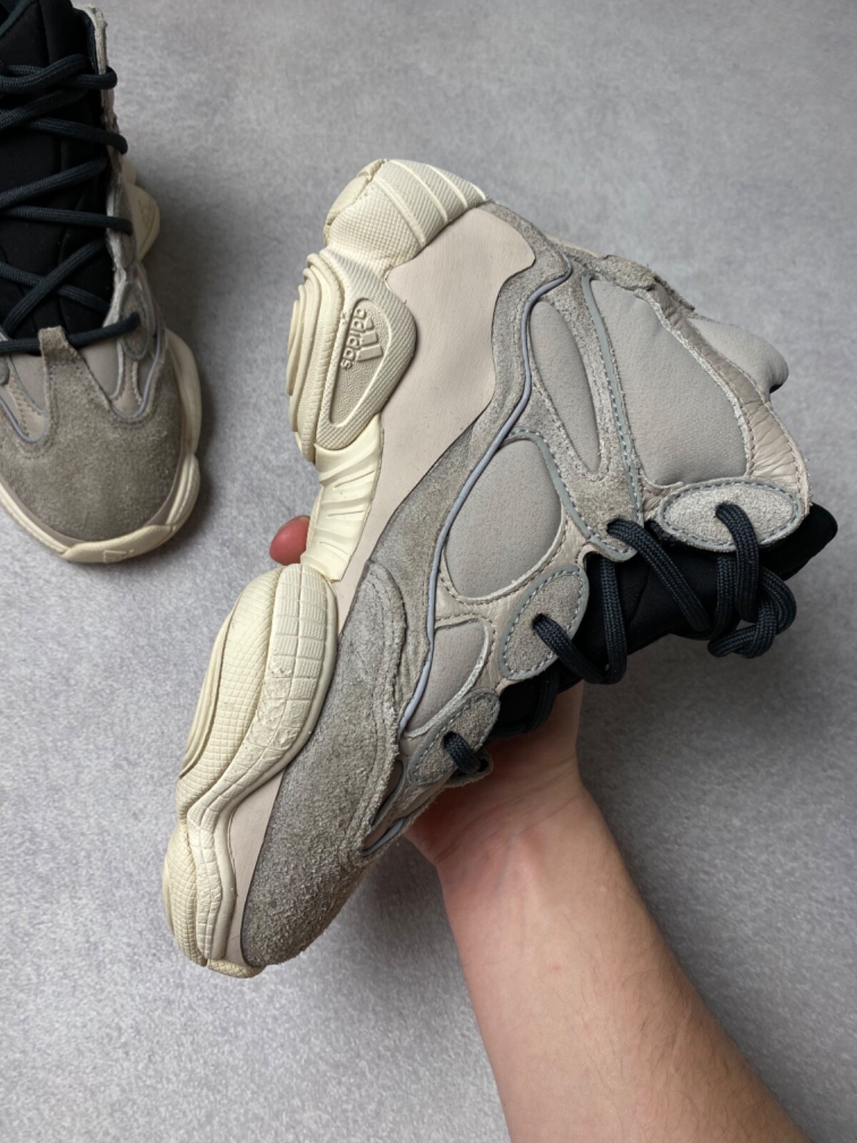 Women’s Adidas Yeezy Boost 500 high Mist Stone GV7775 US6,5
