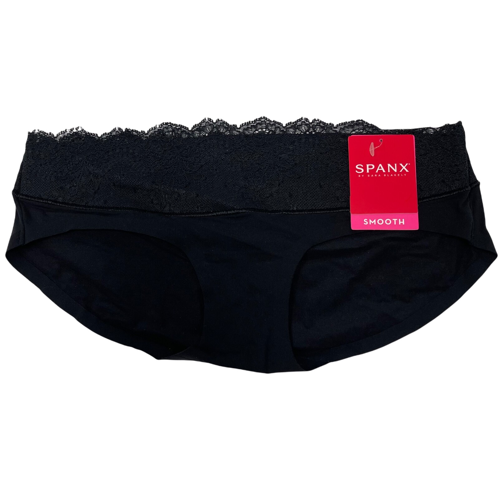 Spanx Panty Hipster Lace Waist Smooth Soft Microfiber Undie-Tectable FP2215 HTF
