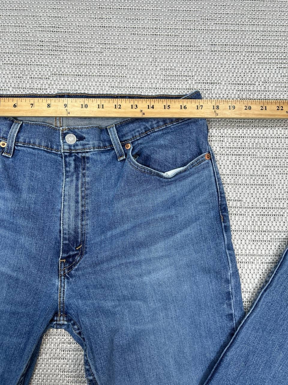 Levis 511 Slim Fit Skinny Leg Jeans Mens 38 Blue Denim Cotton Medium Wash 34×29