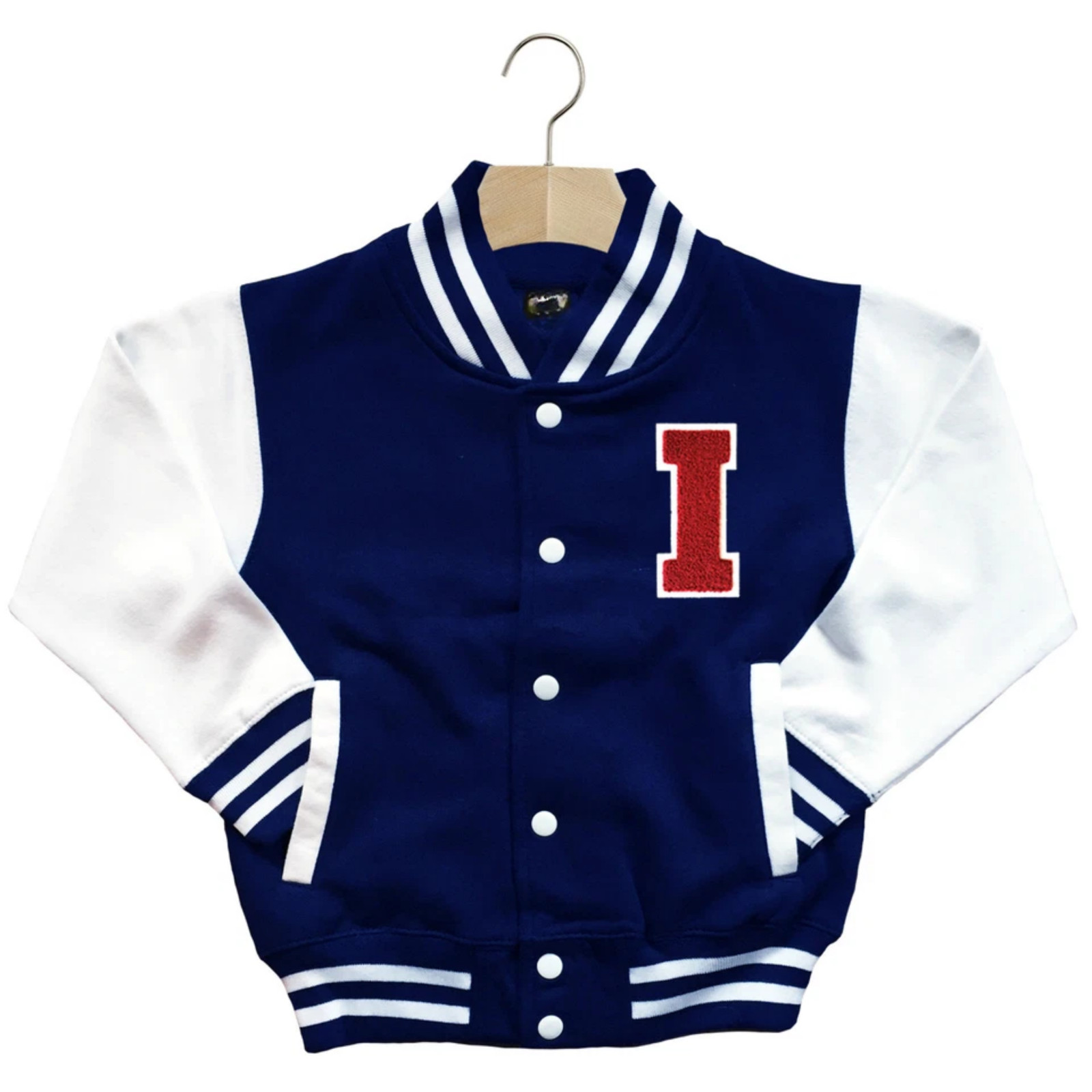 CLASSIC VARSITY BASEBALL JACKET UNISEX PERSONALIZED GENUINE US E COLLEGE LETTER