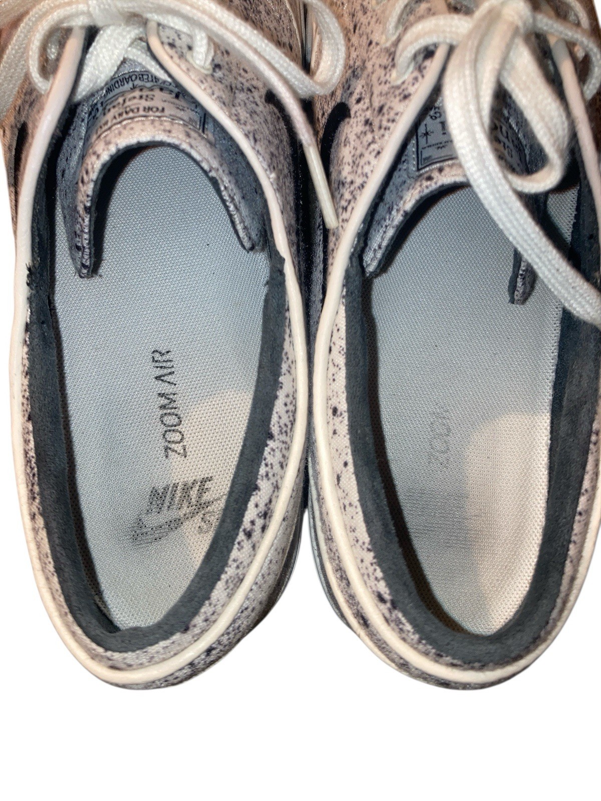 Nike Zoom SB Stefan Janoski Premium ‘White Speckle’ Mens Size 10.5 US Shoes