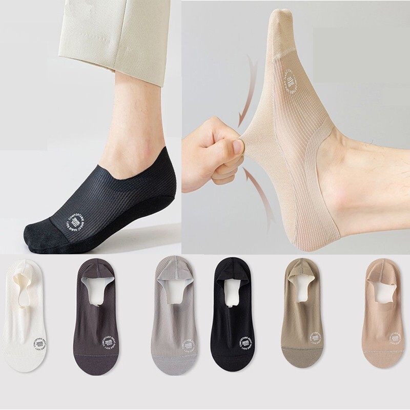 12pairs mix color man Summer Ultra-thin Invisible Low Cut Mesh Solid Boat Socks