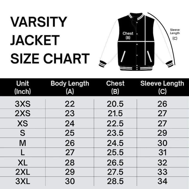 CLASSIC VARSITY BASEBALL JACKET UNISEX PERSONALIZED GENUINE US E COLLEGE LETTER