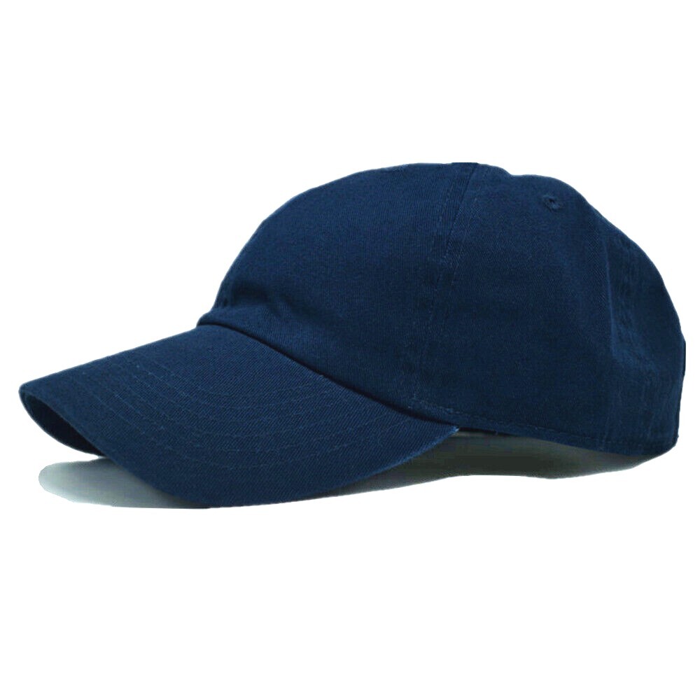 Polo Style Baseball Caps Hat Washed Adjustable Hats Cotton Plain Solid Ball Cap