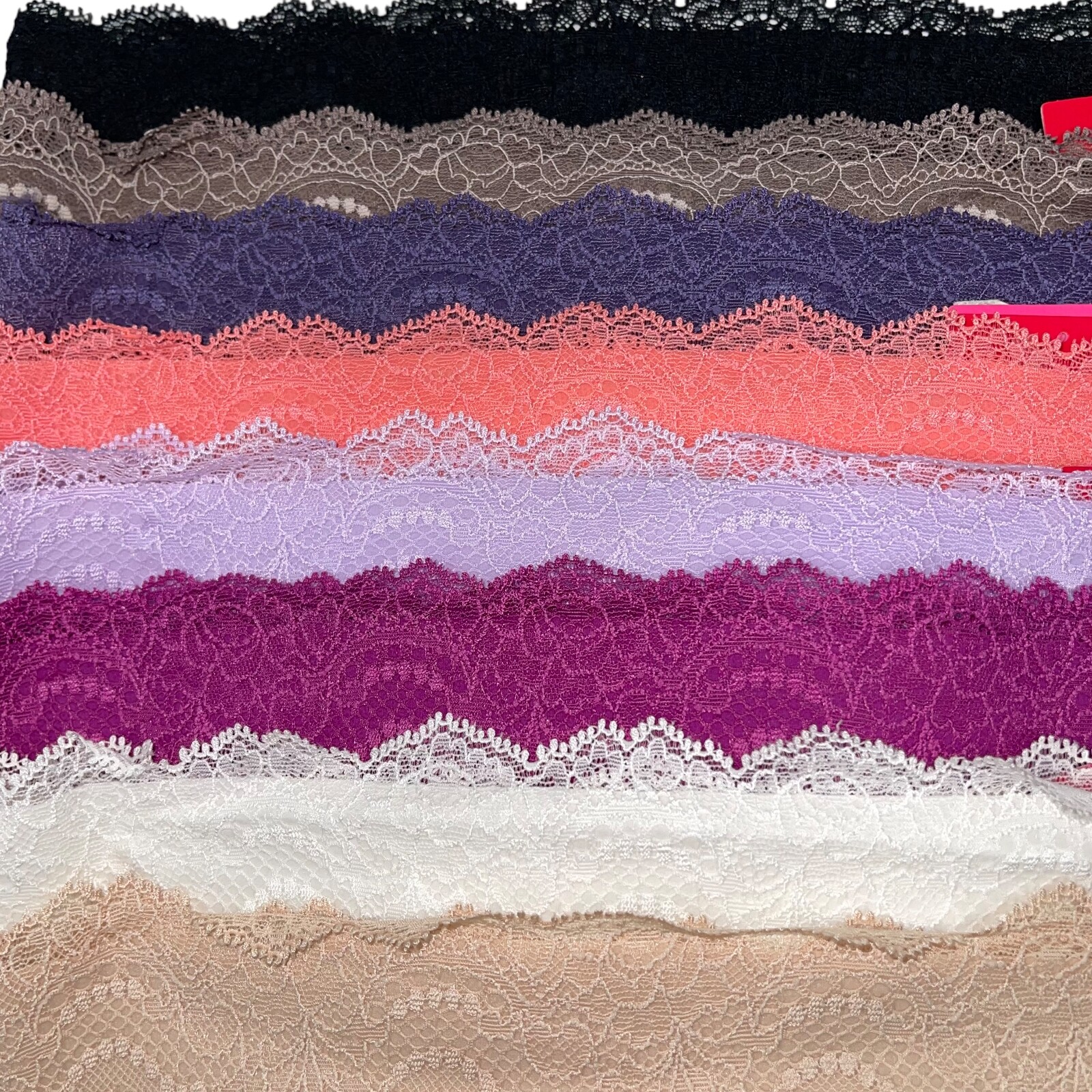 Spanx Panty Hipster Lace Waist Smooth Soft Microfiber Undie-Tectable FP2215 HTF