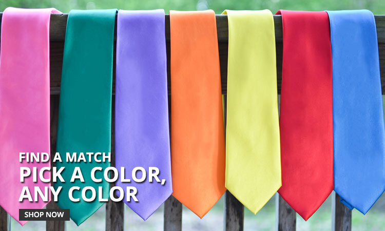 New Romario Manzini® Men’s Traditional Solid Color Ties (55 colors)