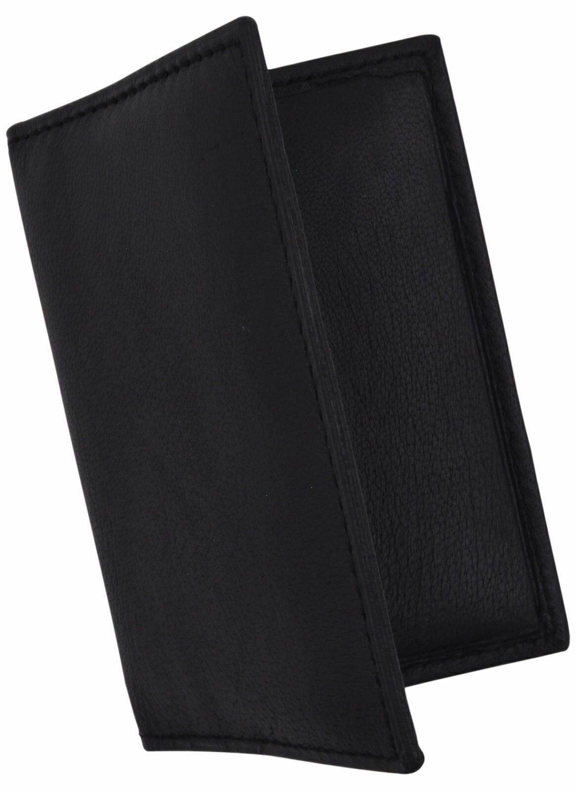 Mini Bifold Black Mens Wallet Genuine Leather Slim Thin Credit Card Holder New