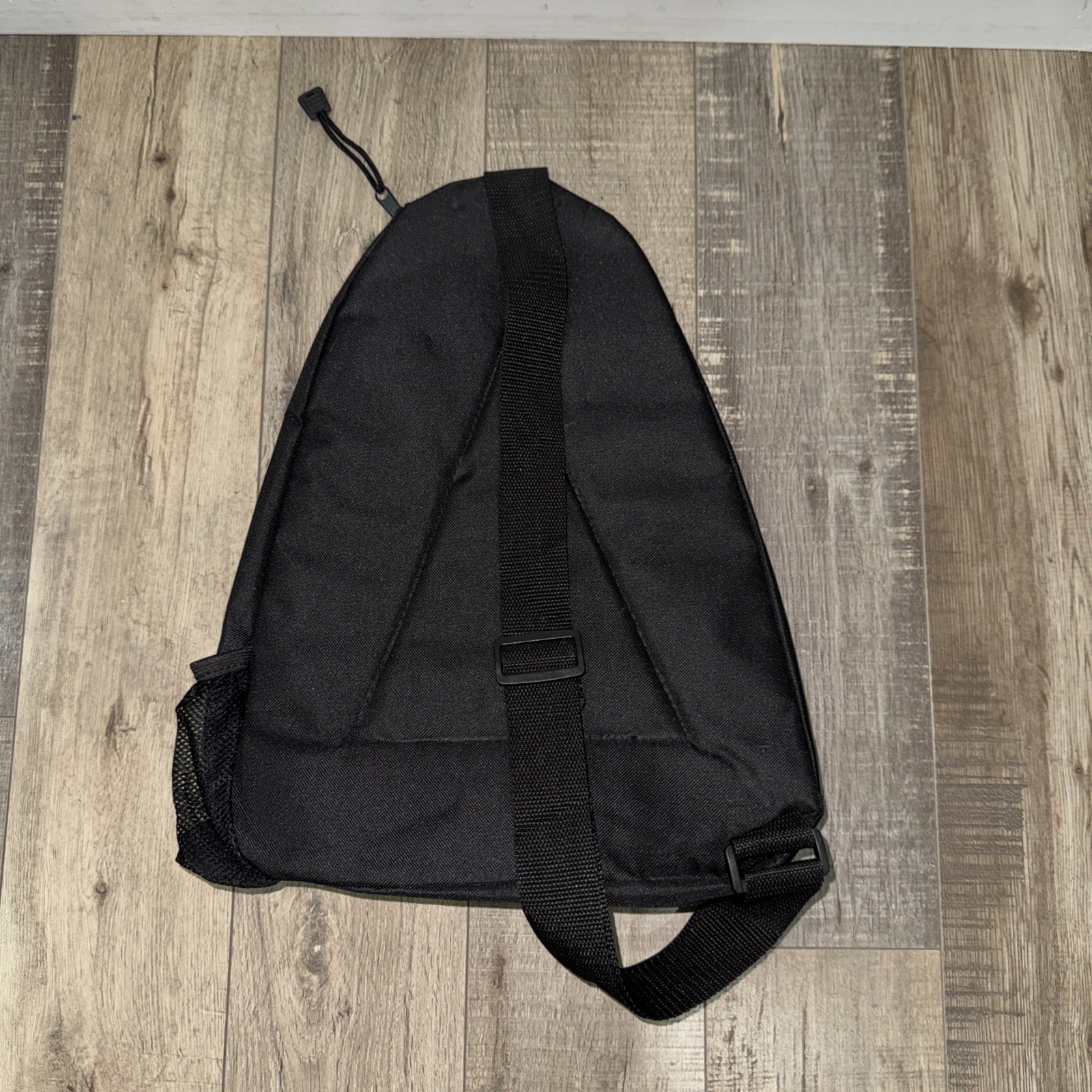 NASA Kennedy Space Center Crossbody Sling Bag Black Embroidered Logo