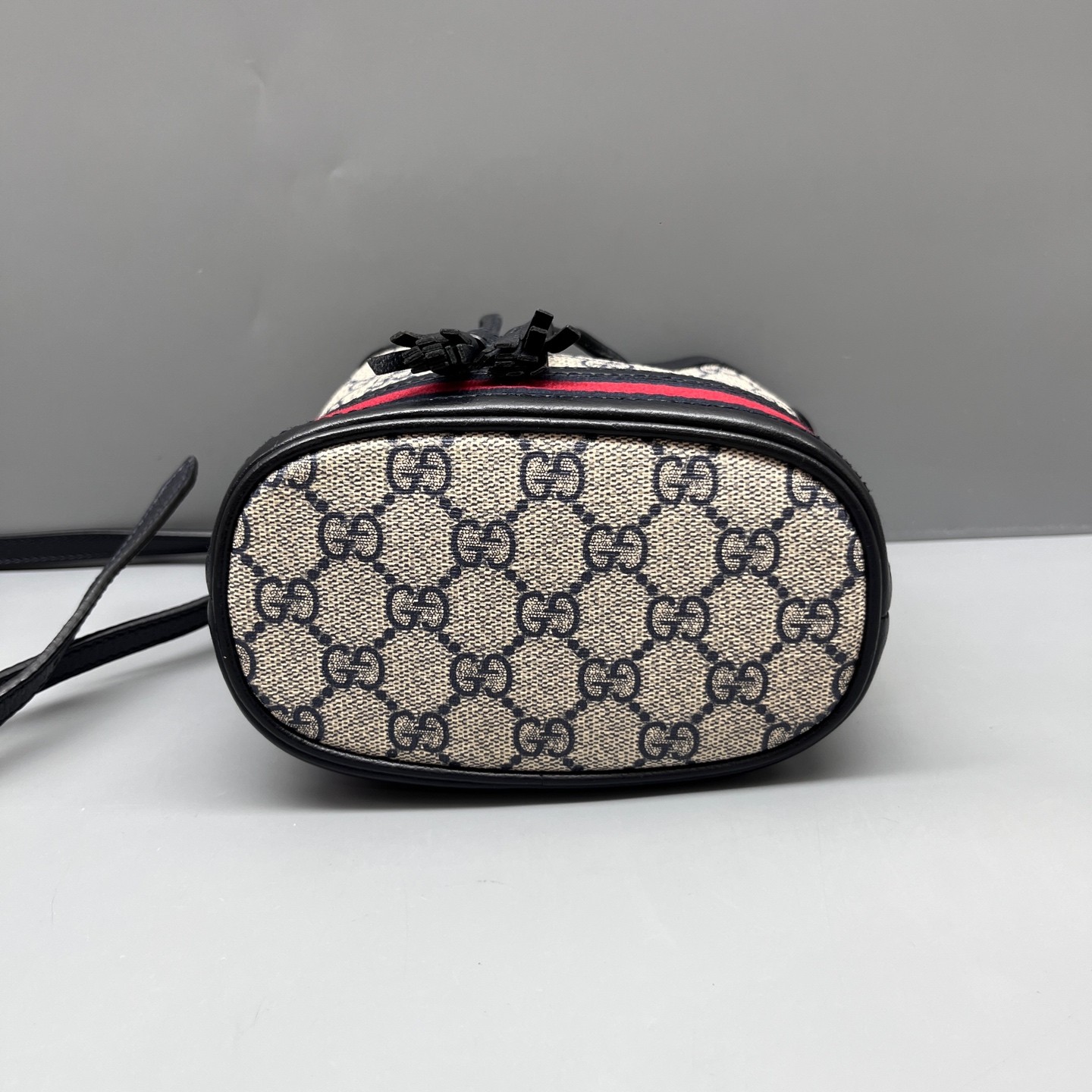 Gucci Blondie Mini Bucket Bag Beige Black Red Blue Gg Monogram (ws072126b4r)