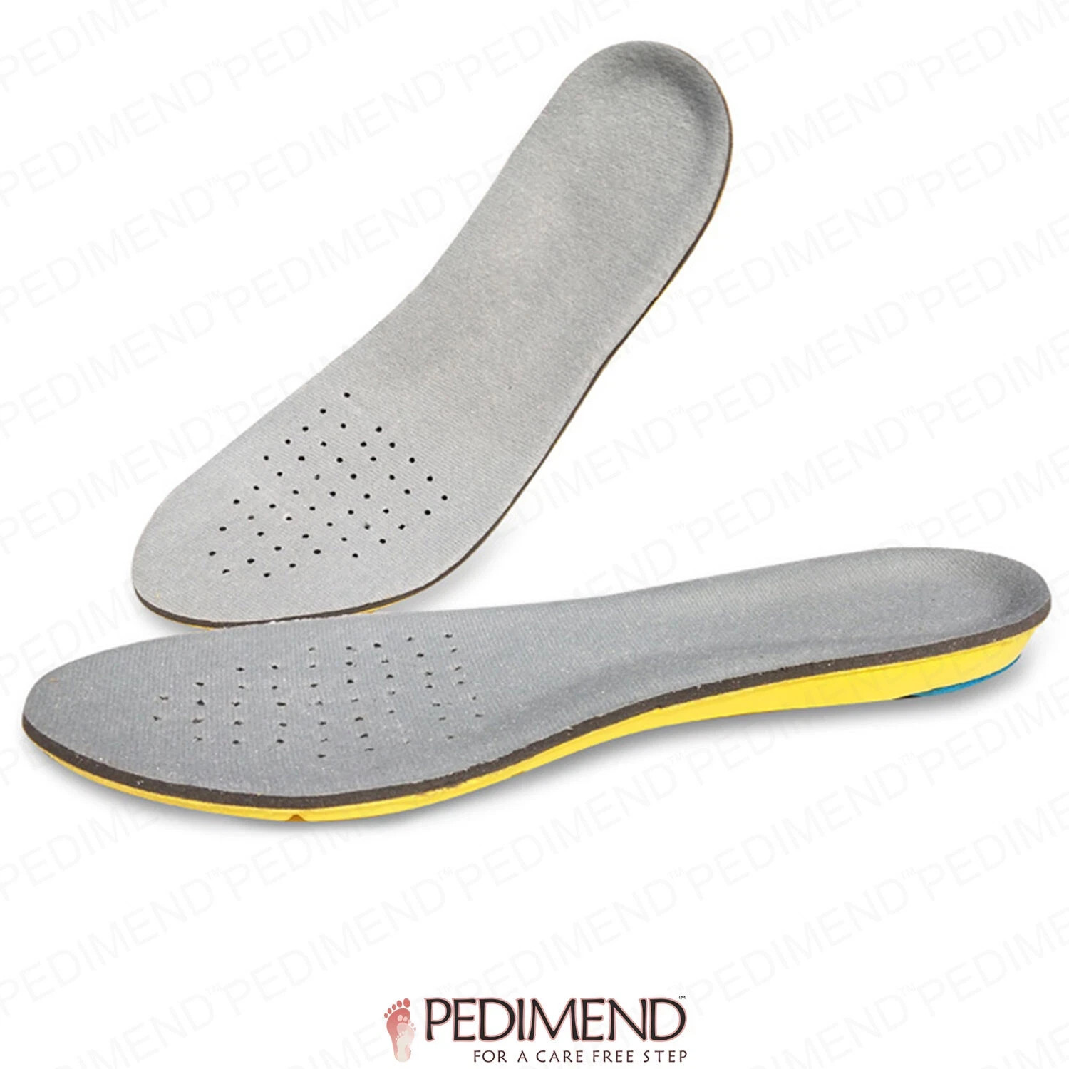 Pedimend Active Work Insoles For Men & Women Shock Absorbing Shoe Insoles