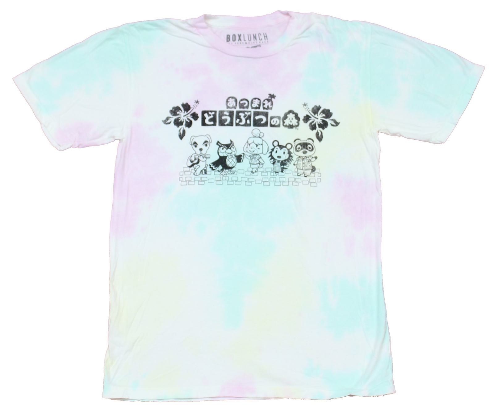 Animal Crossing Adult New T-Shirt – Outline Characters Under Symbols