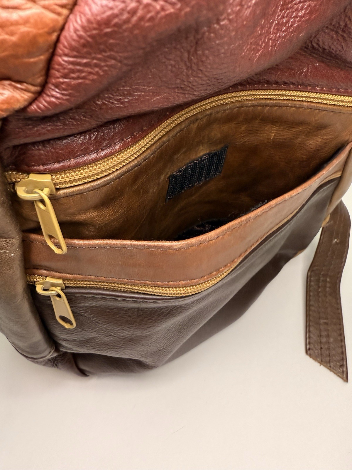 Vintage Genuine leather Healthy Back Bag Crossbody Sling Bag See Details
