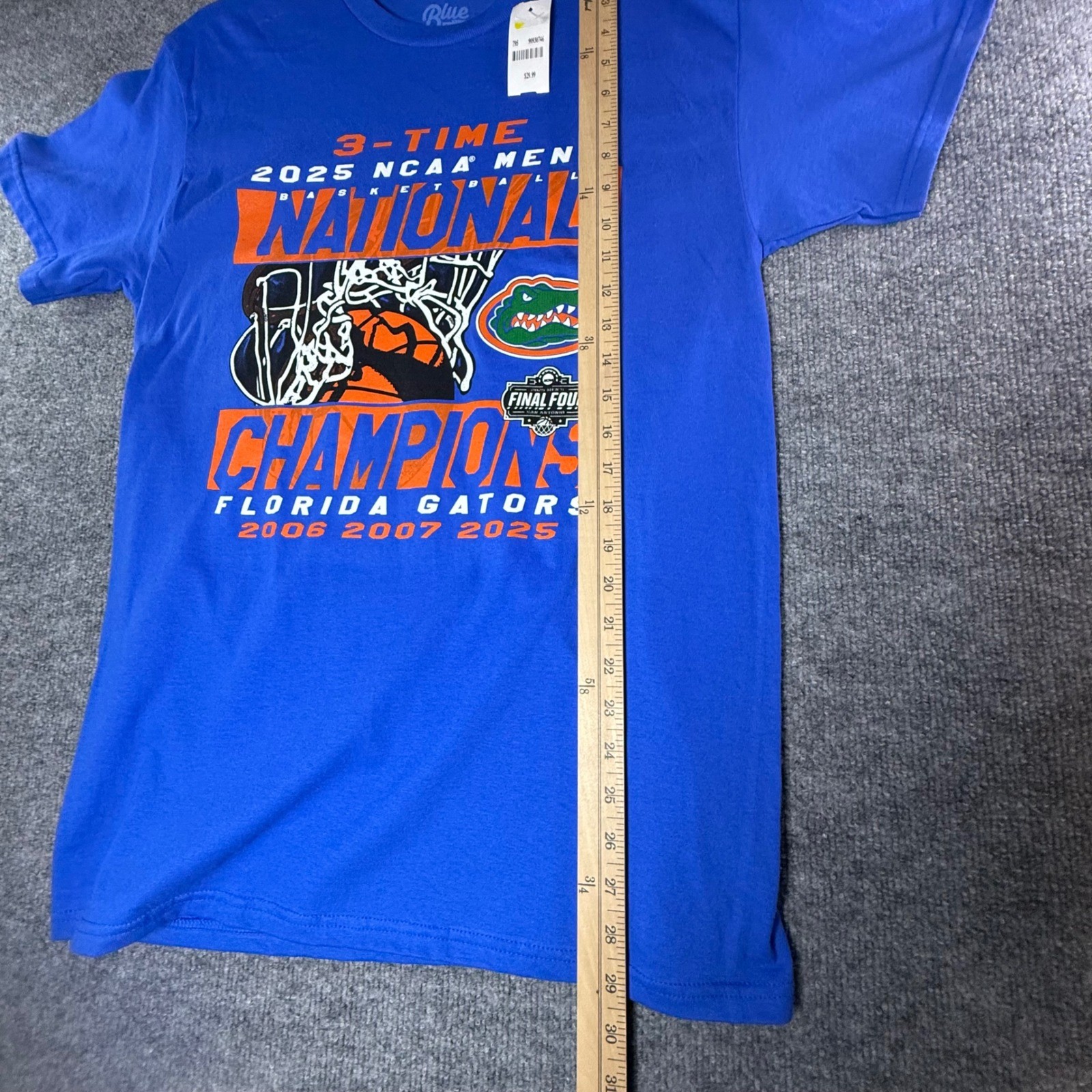 Blue 84 Florida Gators 2025 NCAA Basketball National Champions T-Shirt Mens M