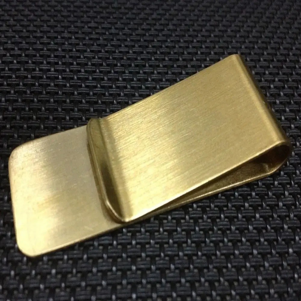 2 Pack Stainless Steel Money Clip Slim Silver Cash Holder Pocket Bill Clip