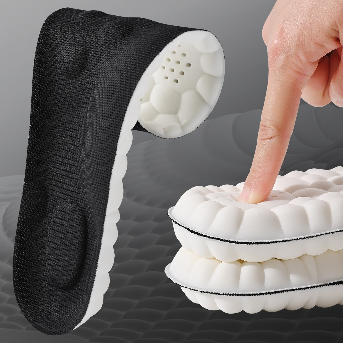 Comfort Cloud Shoe Insoles Breathable Sports Cushion Pads Arch Support Men Women