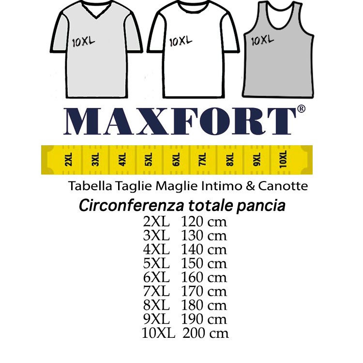 men’s underwear PLUS SIZES crewneck sweater cotton t-shirt from 2XL to 10XL Maxf