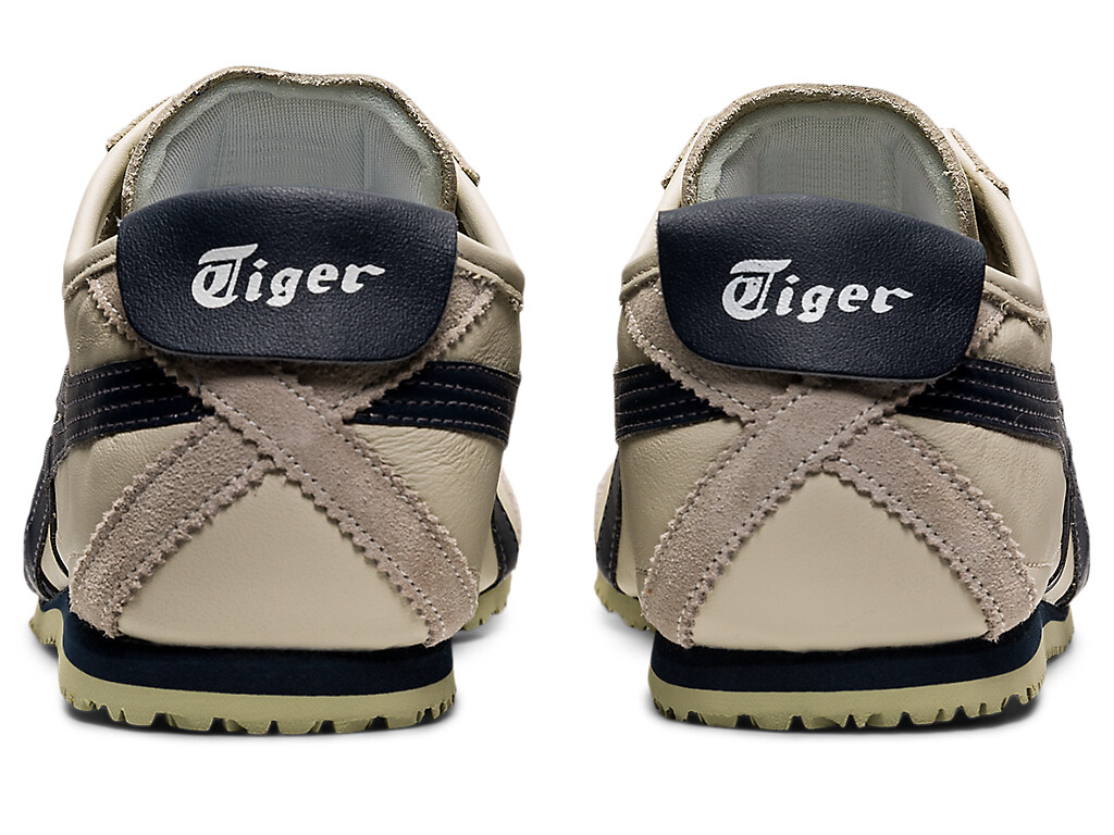 Onitsuka Tiger MEXICO 66 Natural Navy Leather Sneakers Casual Shoes Unisex