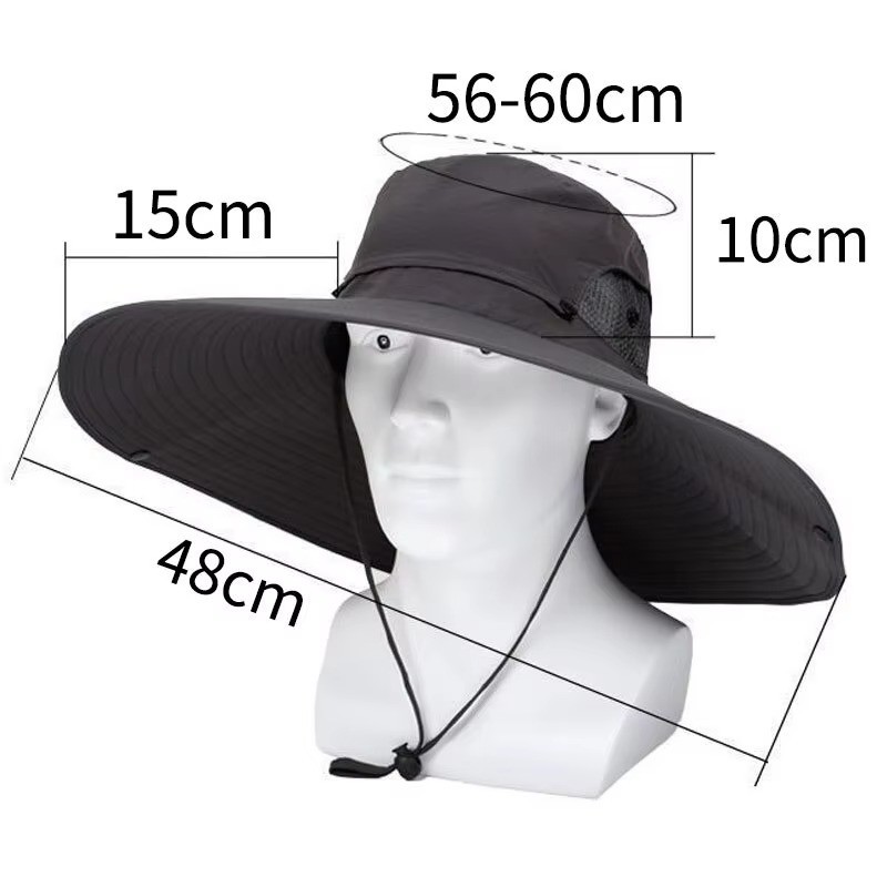 UV Protective Sun Hat- Breathable Wide Brim for Men/Women,Summer Fishing&Camping