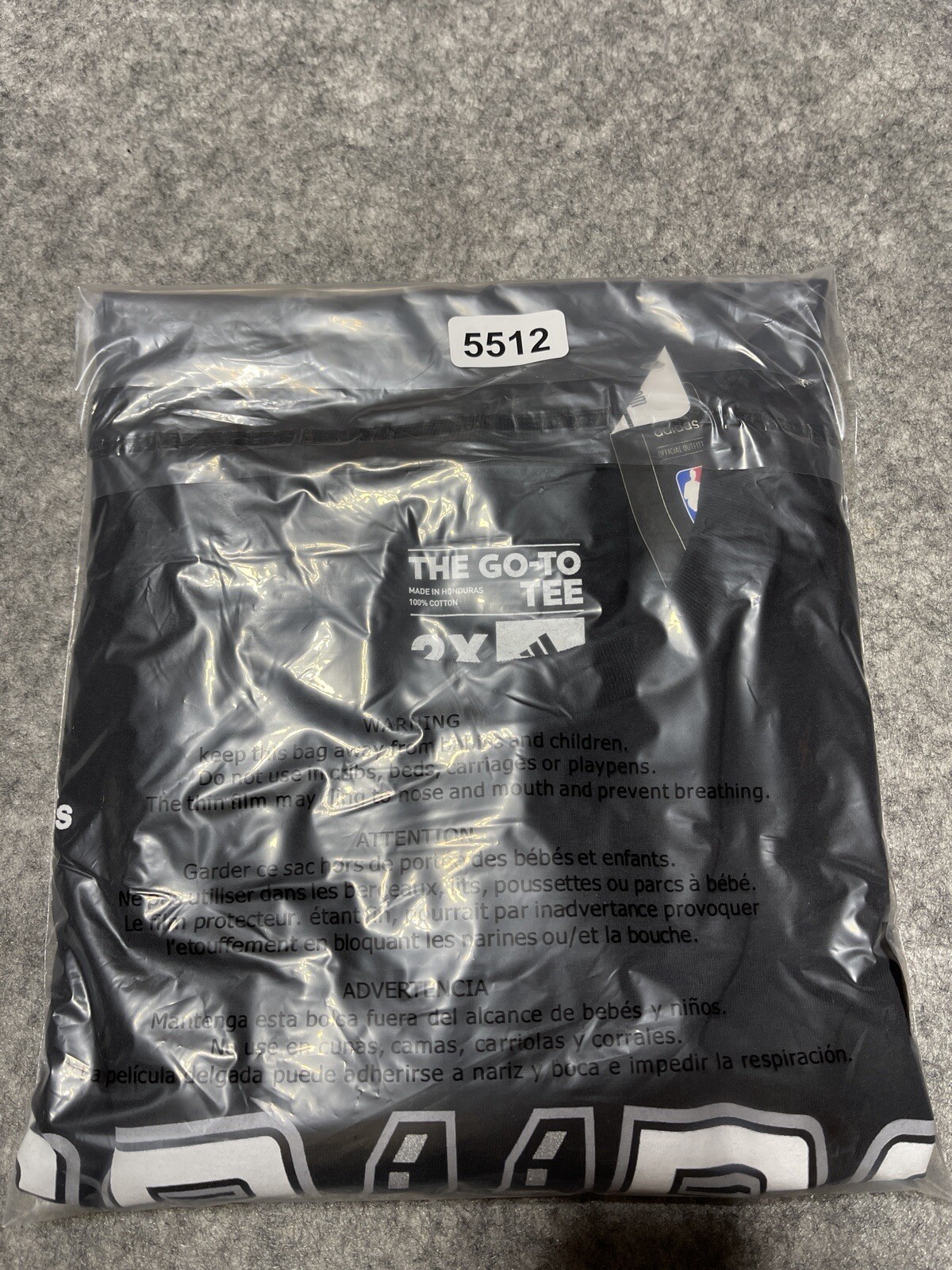 NEW Adidas Black 2XL #9 Tony Parker San Antonio Spurs NBA basketball Shirt Point