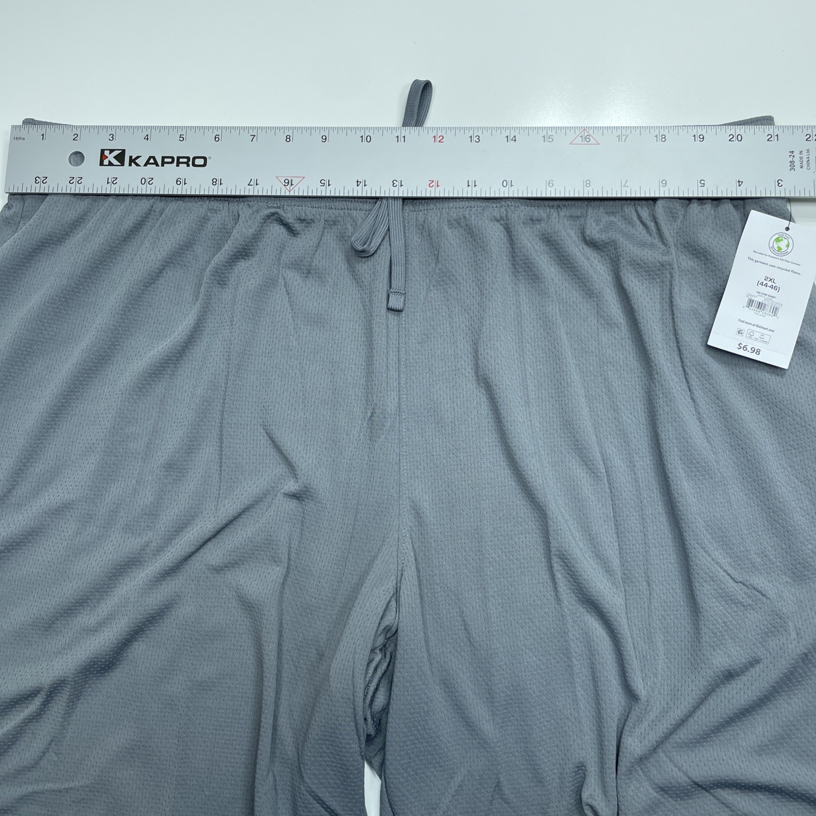 NWT Mens Athletic Works Size 2XL 44-46 AW Core Shorts With Pockets Gray