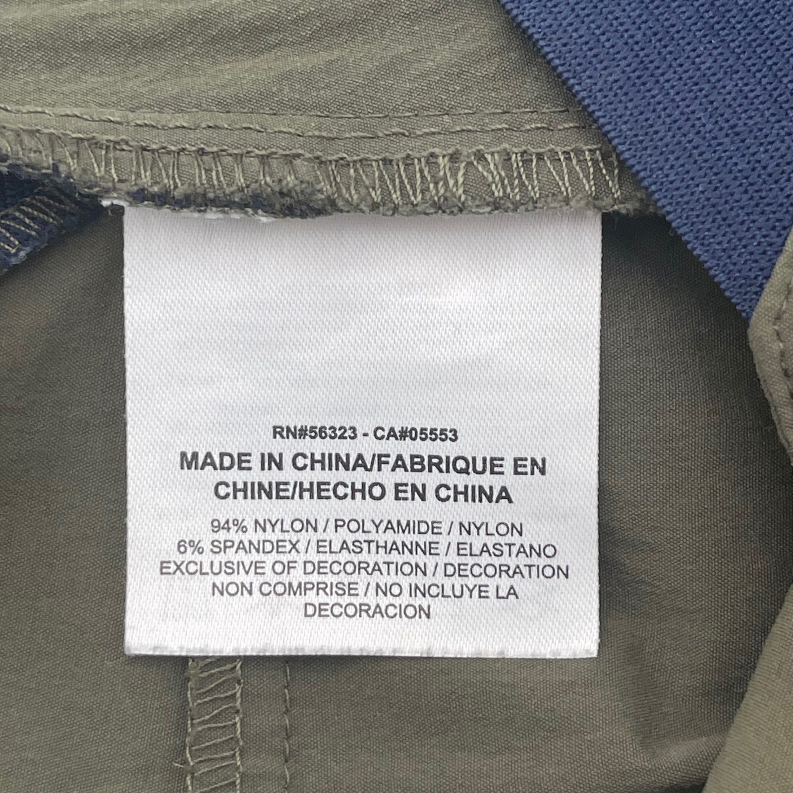 Nike Tech Pack Utility Shorts Mens 32 Olive Green Navy Blue Nylon Stretch 5895