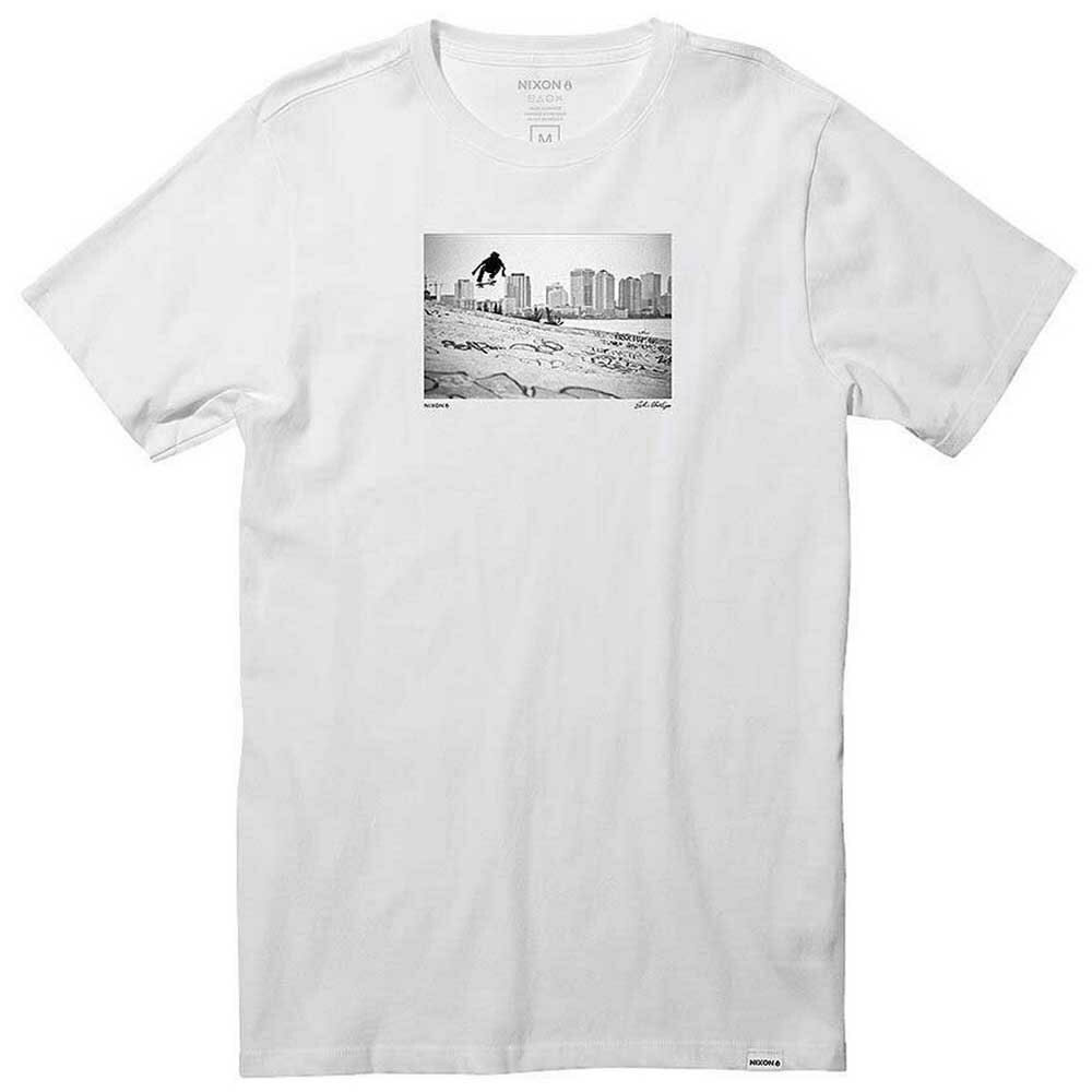 NEW Nixon Saari Men’s White Short Sleeve Printed T-Shirt S2794-100 MSRP $25