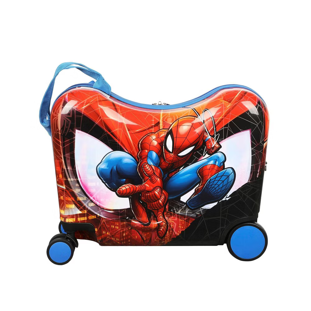 Spider-Man Carry On Spinner Hardside Ride On Suitcase – Red