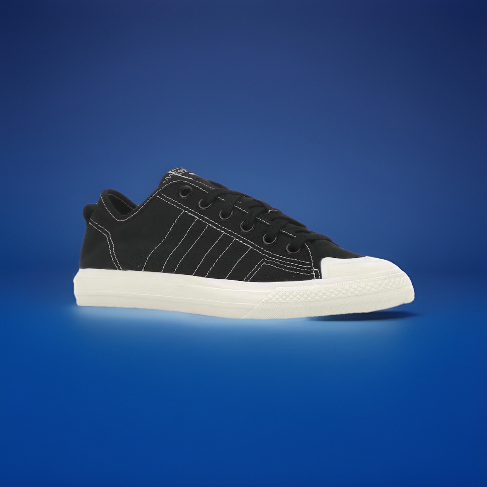 🔥New adidas Nizza RF Core Black White Men’s Low Top SZ9.5✅