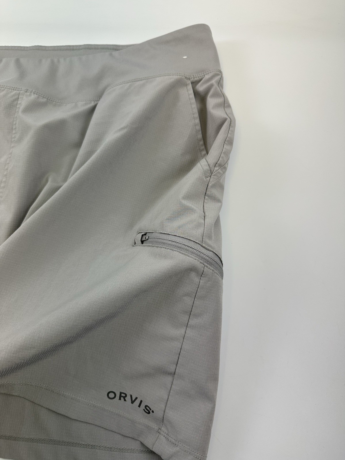Orvis Skort Skirt Gray Active Casual Sporty Travel Comfort Pockets Easy Women XL