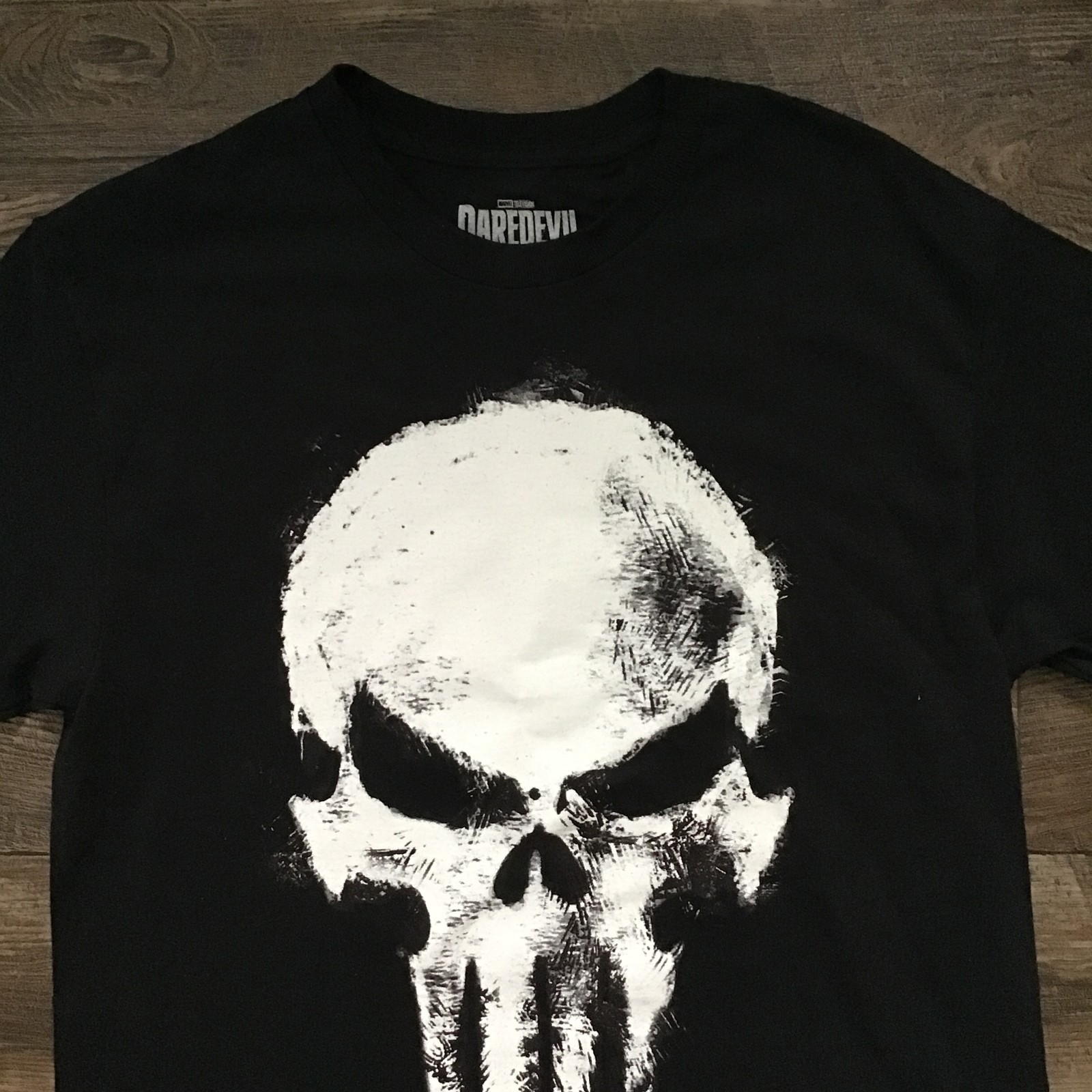 NWT Punisher skull t-shirt marvel MCU Daredevil born again One last kill tv show