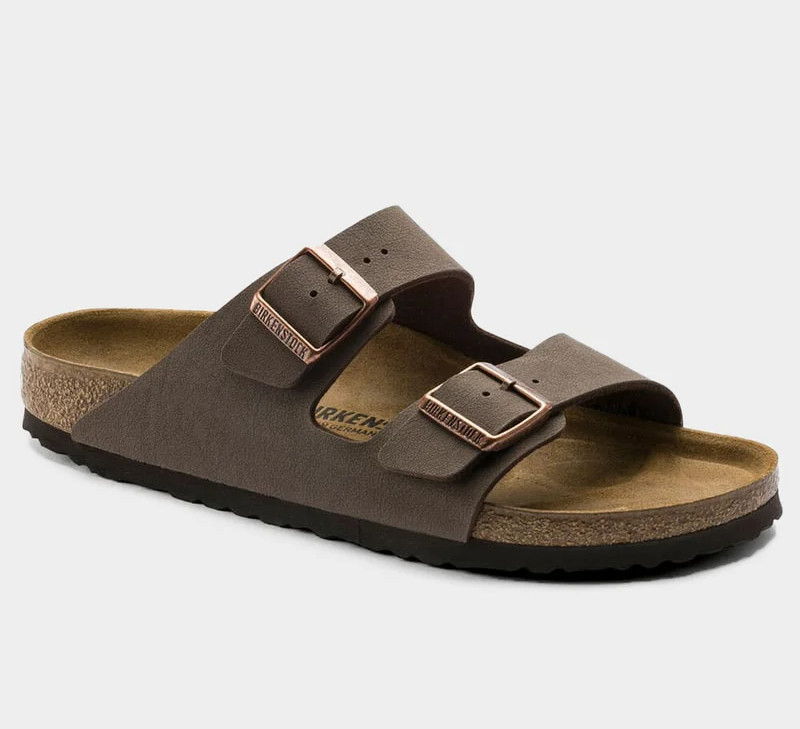 Birkenstock Arizona Men’s Mocha Birkibuc Sandals Authentic New In Box