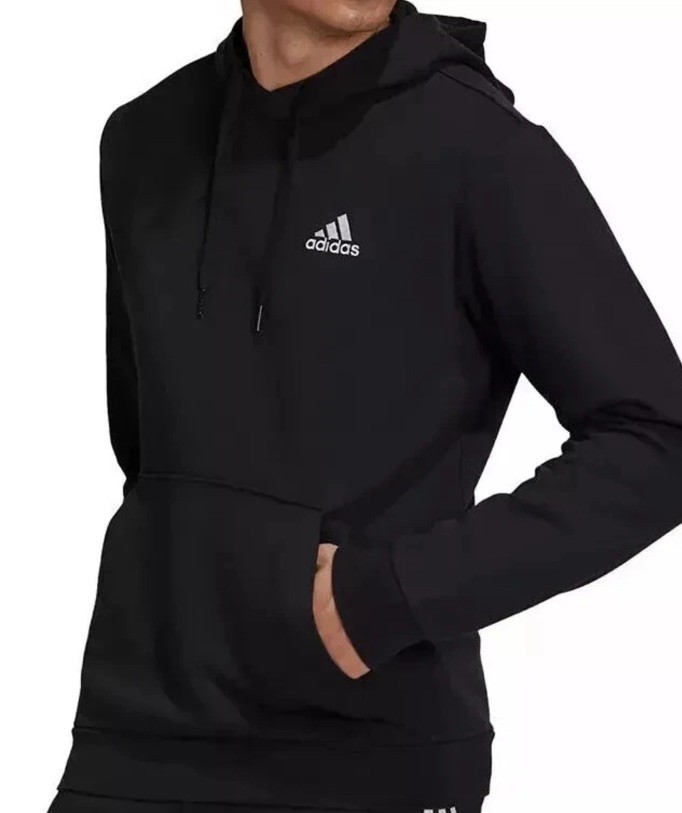 adidas men Essentials Fleece Hoodie Small GV5294