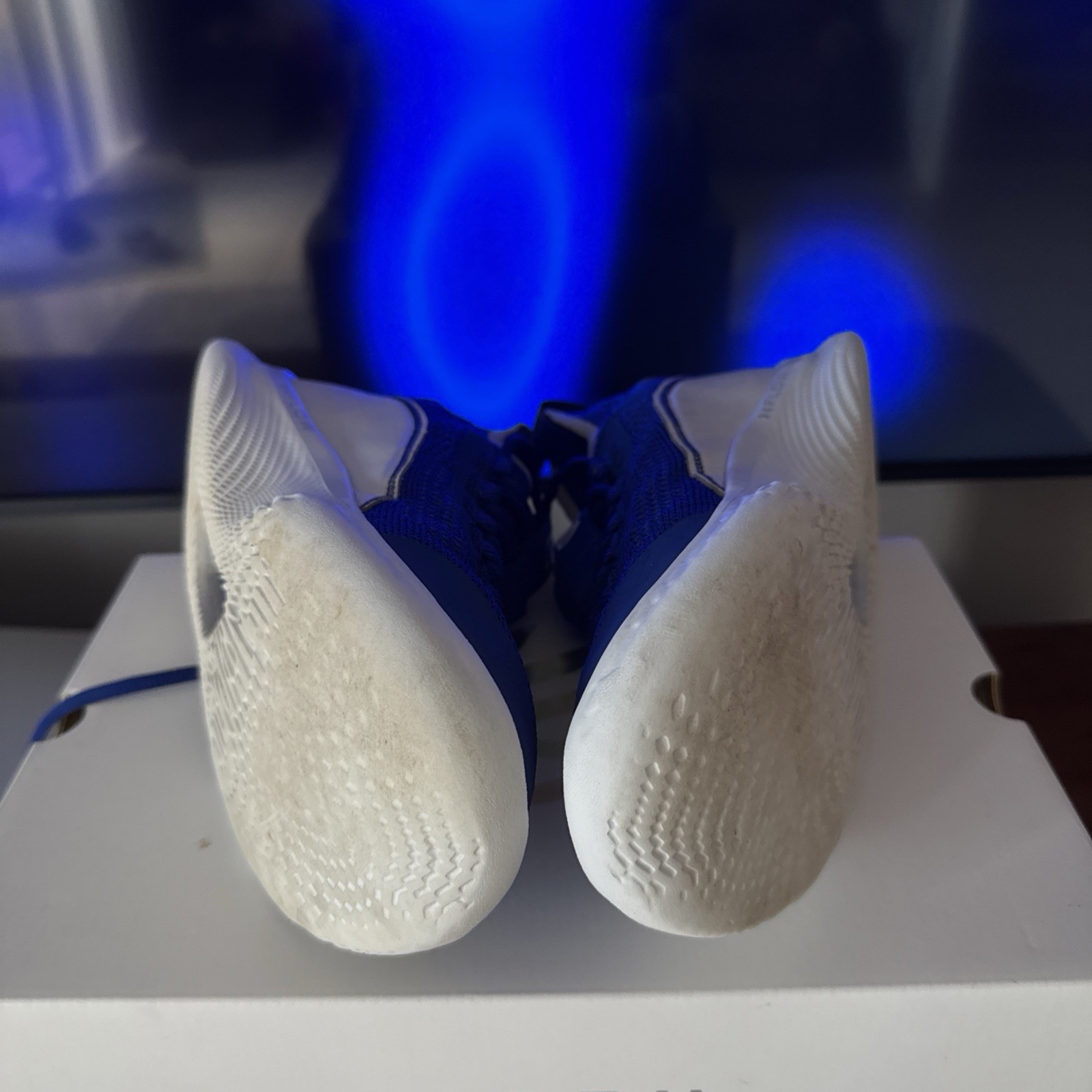 Under Armour Curry Flow Shoes – Royal Blue (Size 6.5)