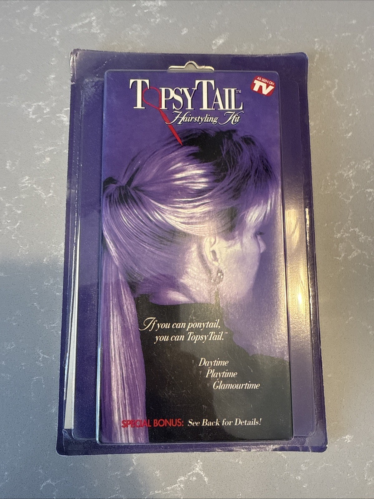 Vintage Topsy Tail Hairstyling Kit As Seen On TV NEW Sealed 1990s