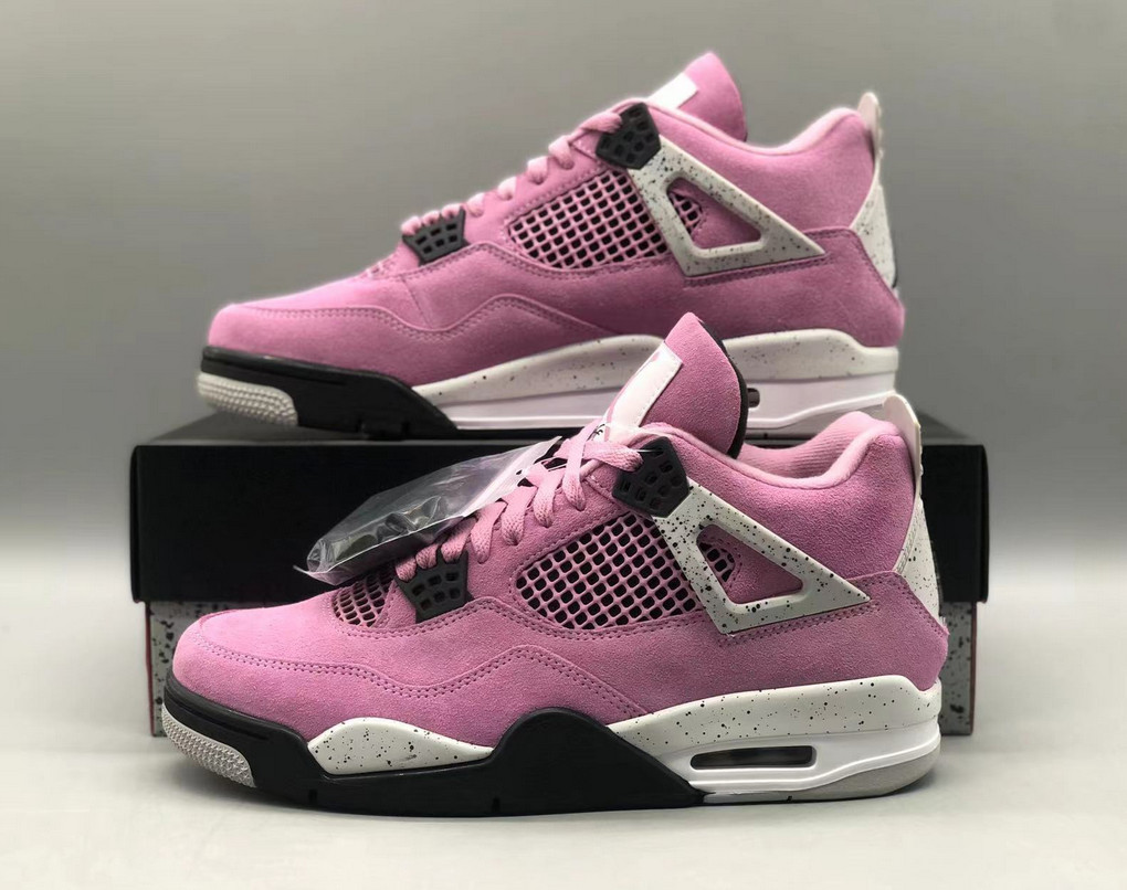 Jordan 4 Retro “Orchid” Men/Women Mid Top Basketball Shoes