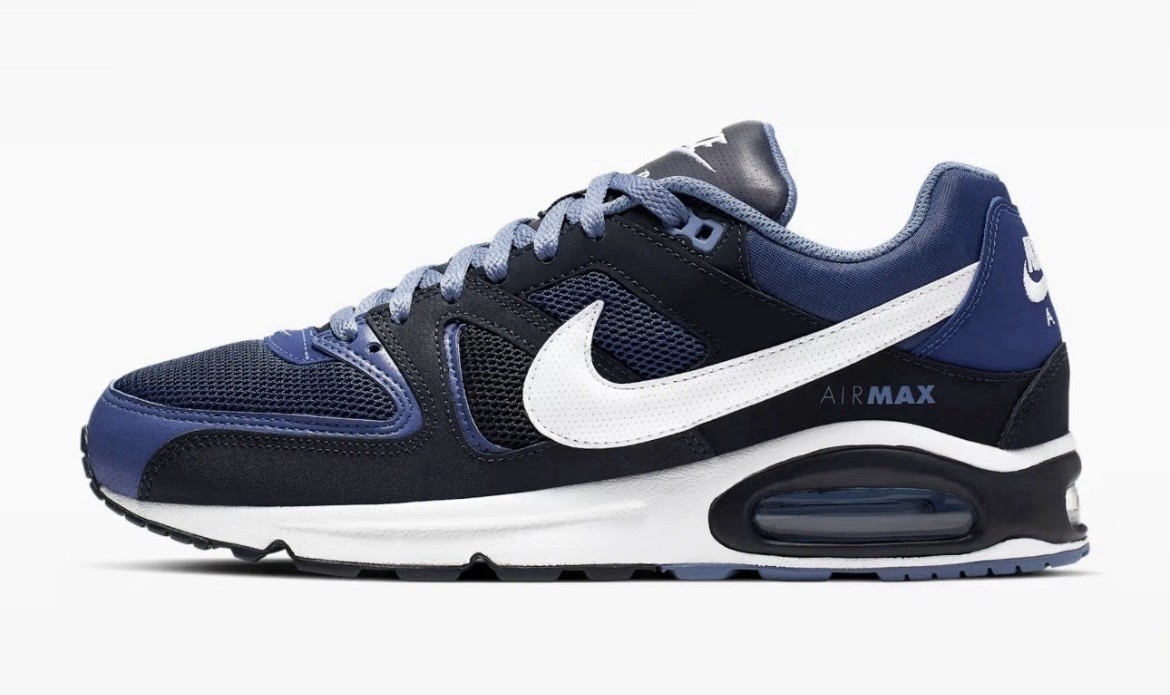 Nike Air Max Command Deep Royal White Dark Obsidian 629993-410 Men’s Multi Size