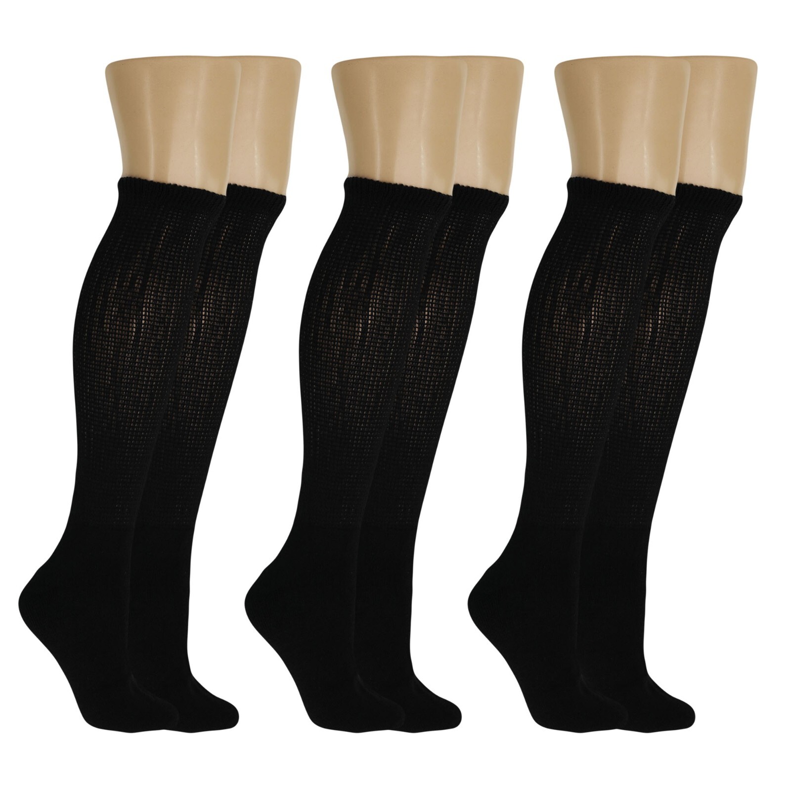 Diabetic Men’s Knee High Socks “circulatory Health ~ Over The Calf ~ Cotton”