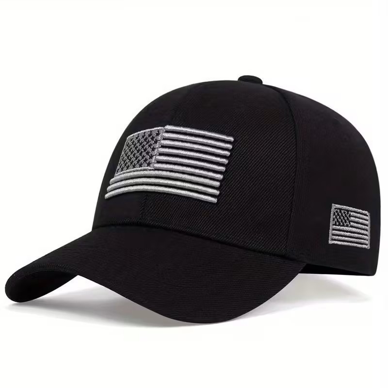 Patriotic USA Flag Hat Tactical Baseball Cap Adjustable Embroidered Gift