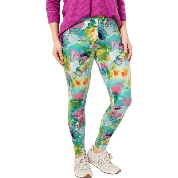 LOGO Layers by Lori Goldstein Regular Solid or Printed Legging
