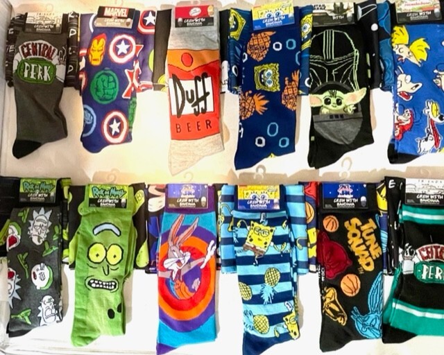 Cartoon Socks and Bandana – Size: 6-12