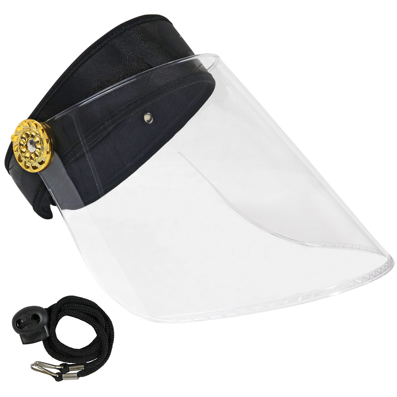 Clear Visor Hat Transparent Headband Face Shield Hat Protection Indoor Outdoor