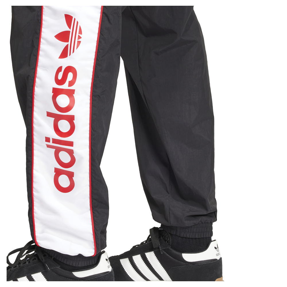 adidas Panel Tracksuit Pants Mens Black Casual Athletic Bottoms IS2146-A