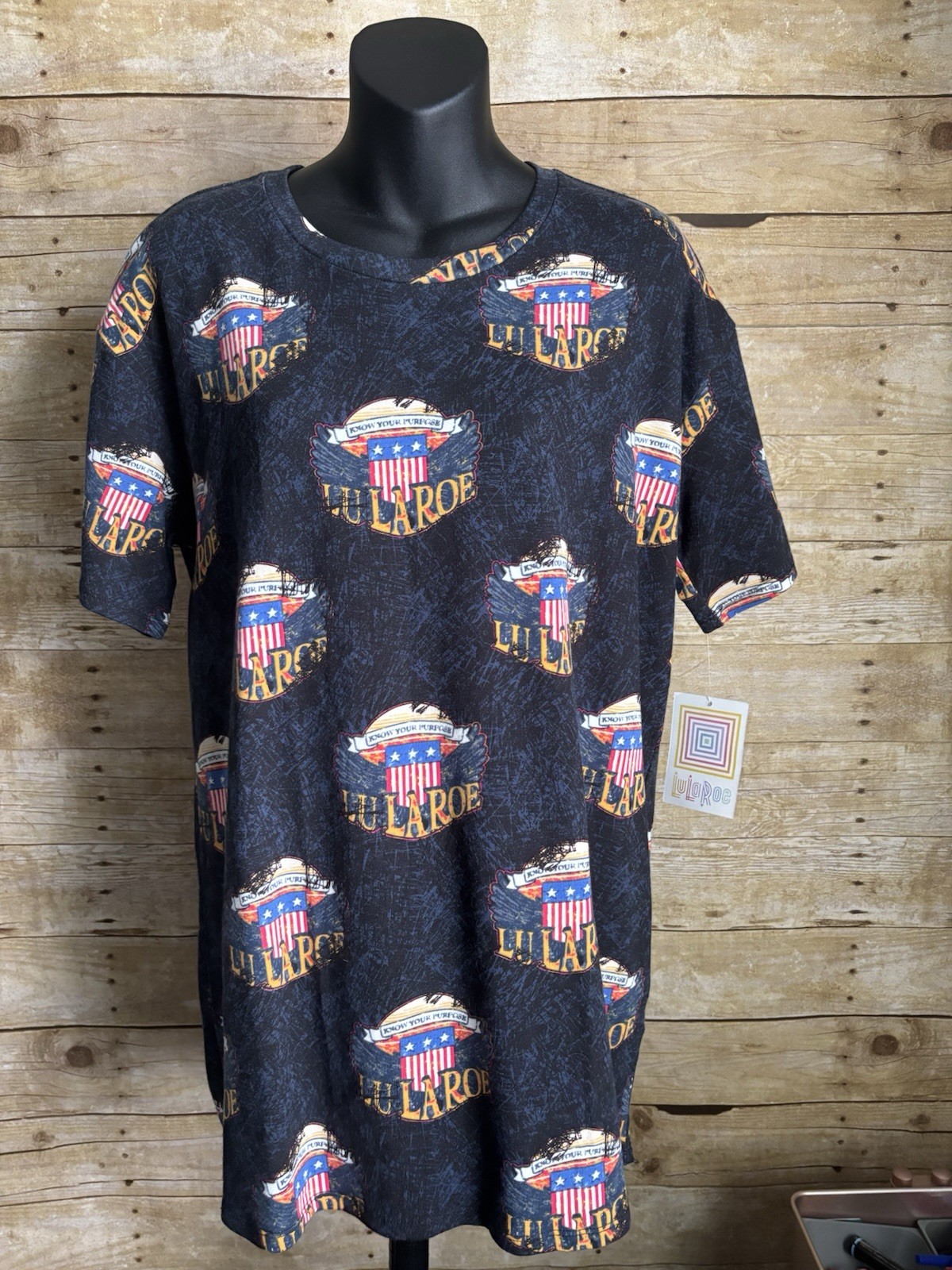 Lularoe Patrick T- NWT – Patriotic – Size Medium