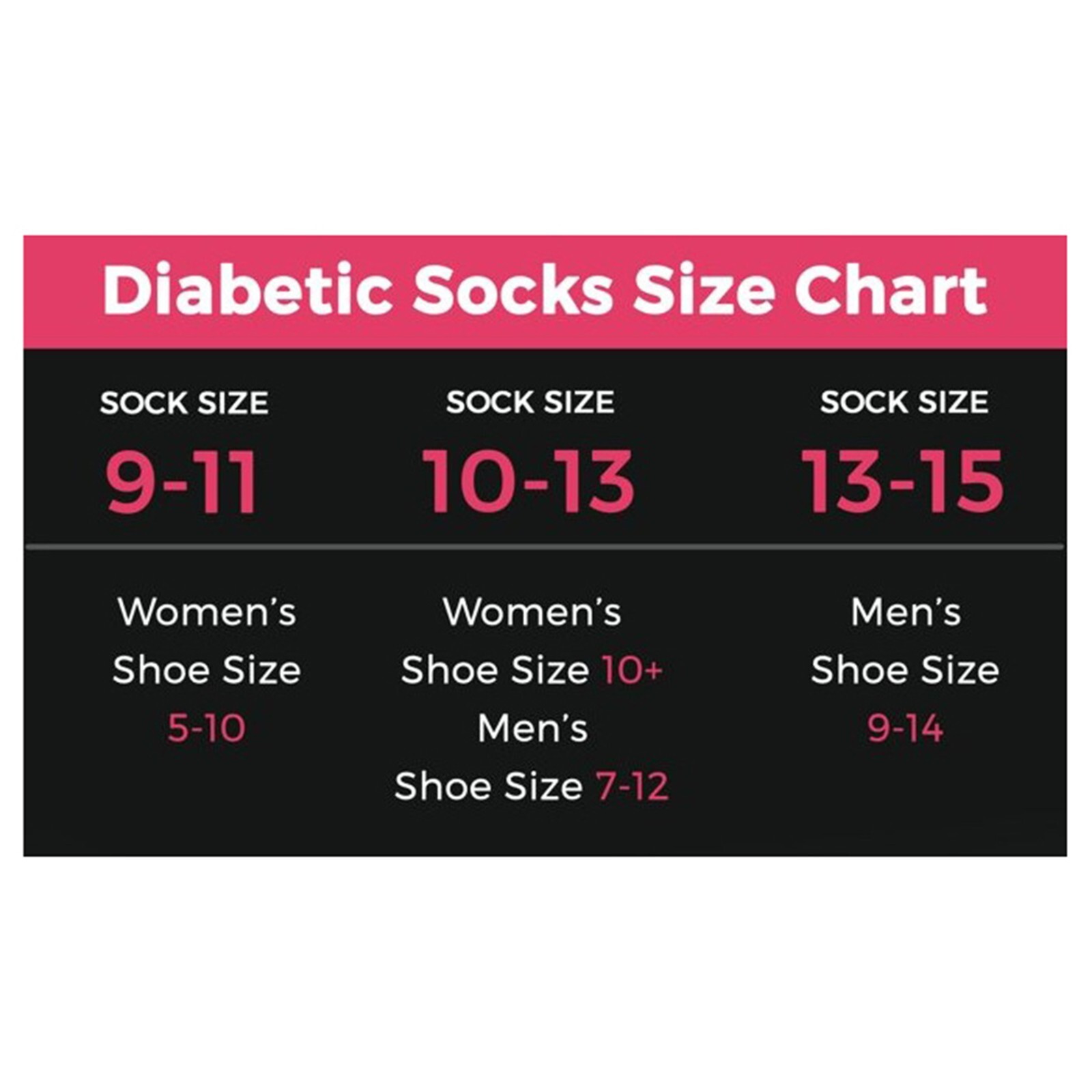 Weitzner Men’s Gray Diabetic Crew Mid Socks 3 Pair Loose Fit Top 10-13