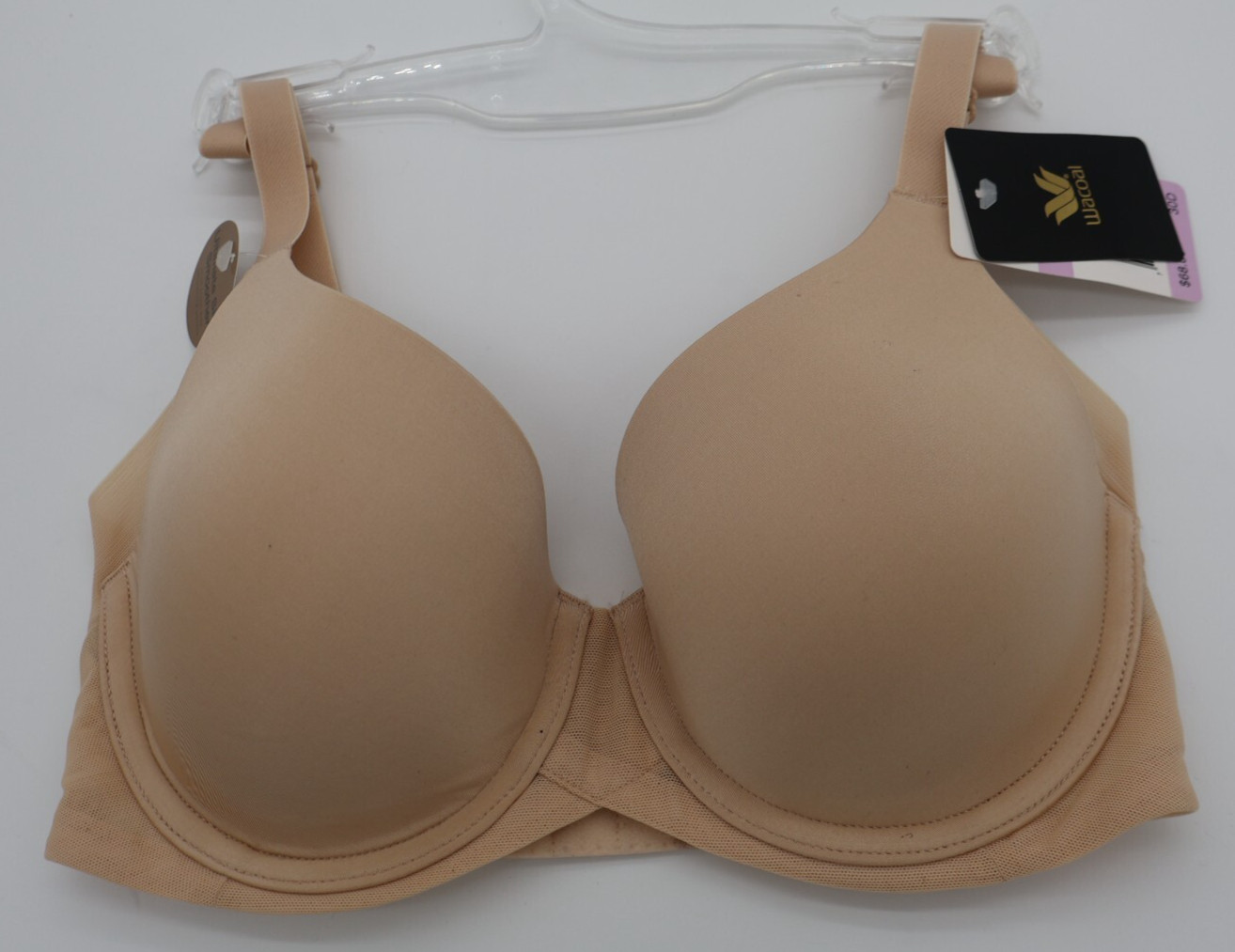 Wacoal Full Figure Ultimate Side Smoother Contour Bra 30D NWT 853281 Sand Tan