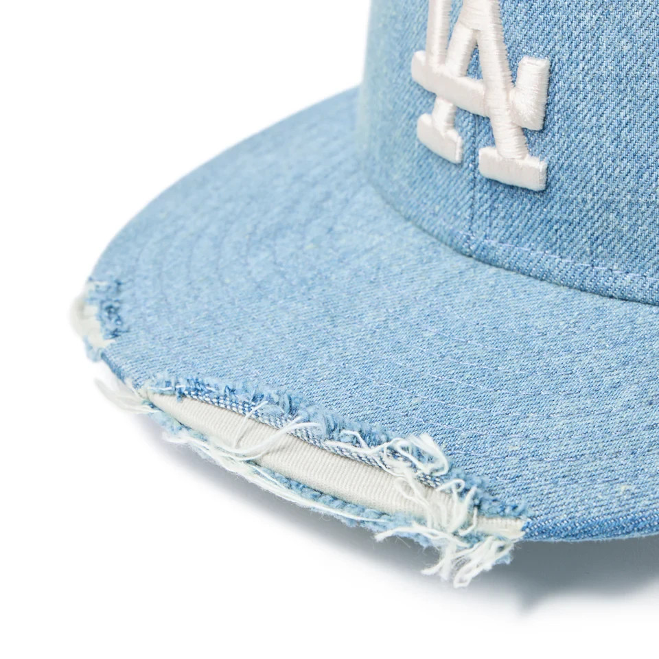 New Era 59FIFTY Distressed Denim Cap MLB LA Los Angeles Dodgers 14745174 Japan