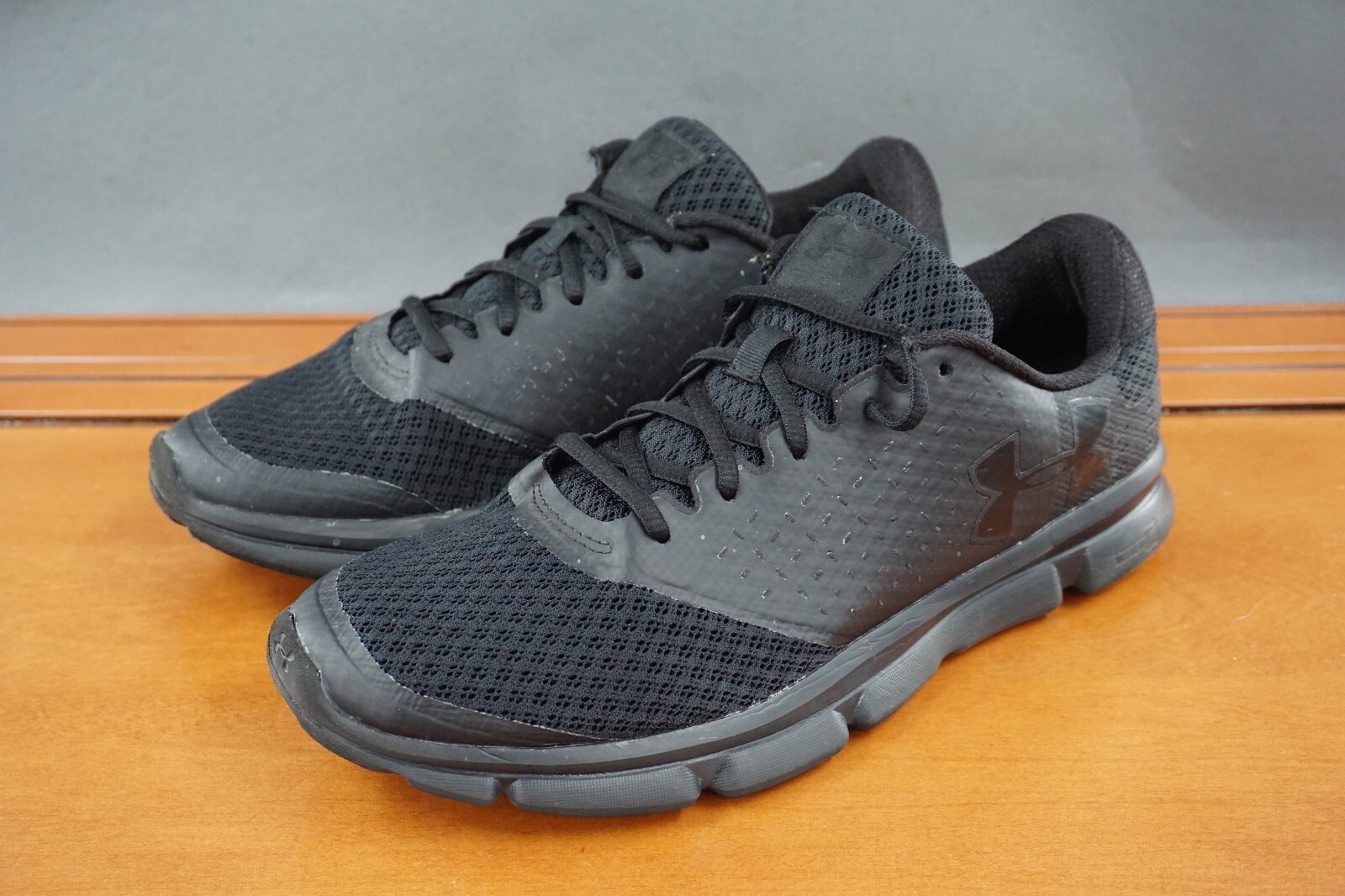 Under Armour Micro G Speed Swift 2 Mens 8.5 Black Synthetic Lace Up Running Shoe