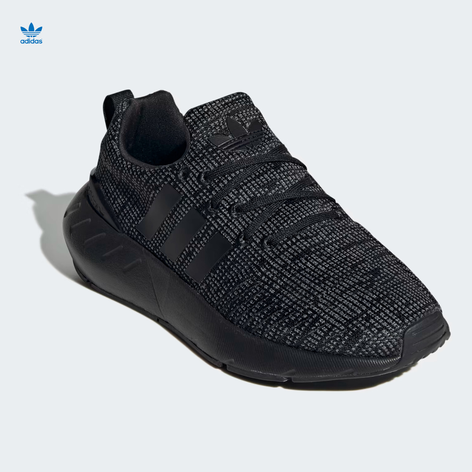 Adidas Swift Run 22 Core Black/Grey GW8166 Big Kid Size 7